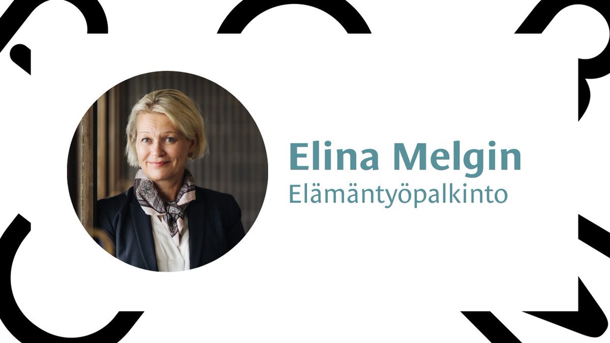 ProComRy's tweet photo. Elämäntyöpalkinnon saa ProComin pitkäaikainen, nyt tehtävänsä jättävä toimitusjohtaja, FT ja dosentti @elinamelgin. Hän on toiminut viestintäalan kehittäjänä ja edustajana puolet työelämästään. Suuret onnittelut sekä kiitokset arvokkaasta työstäsi alalla! 🏆 #viestintäpalkinnot https://t.co/3wHAnhGZnn