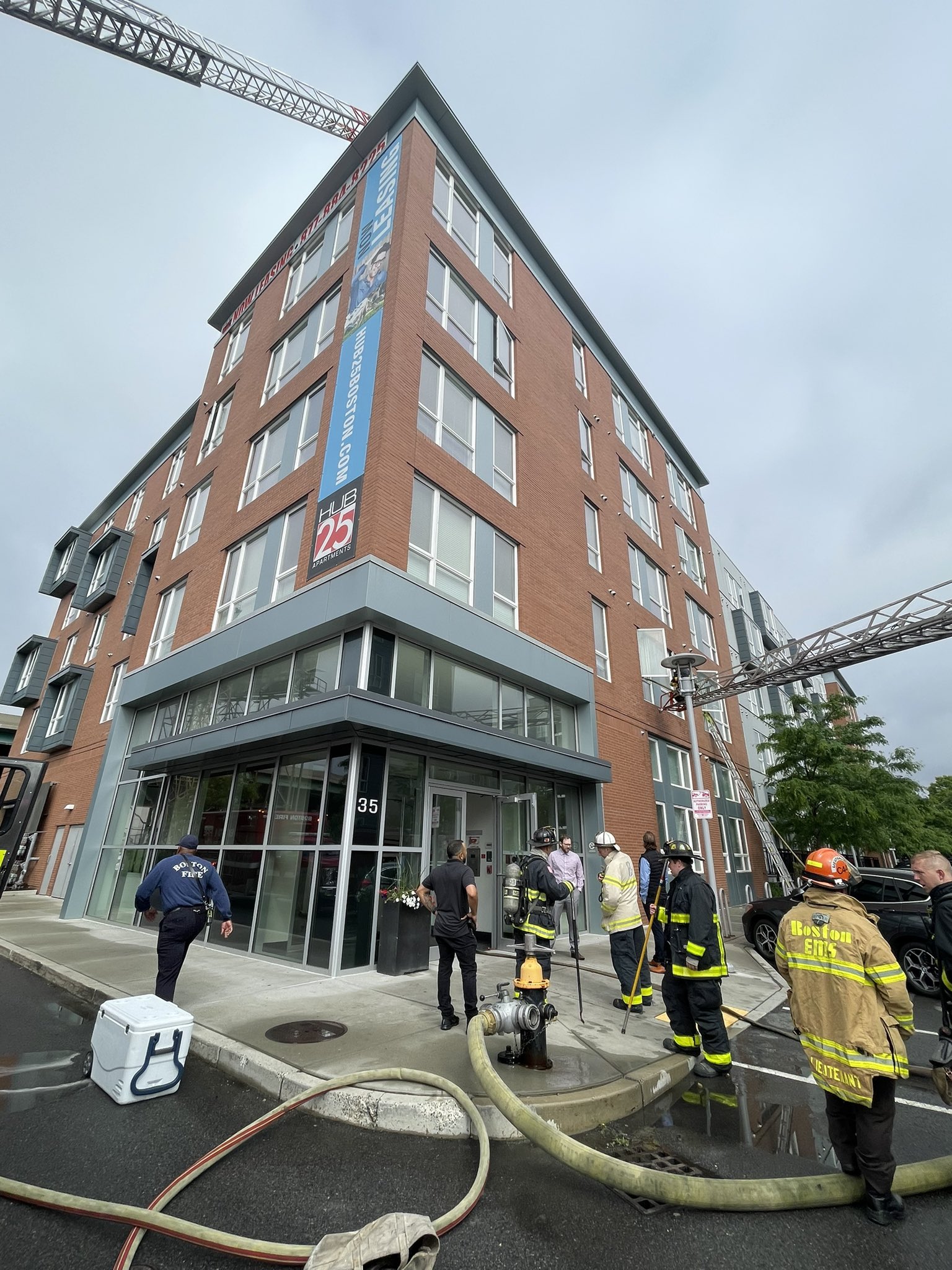 Boston Fire Dept. on Twitter have responded to 35 Morrissey