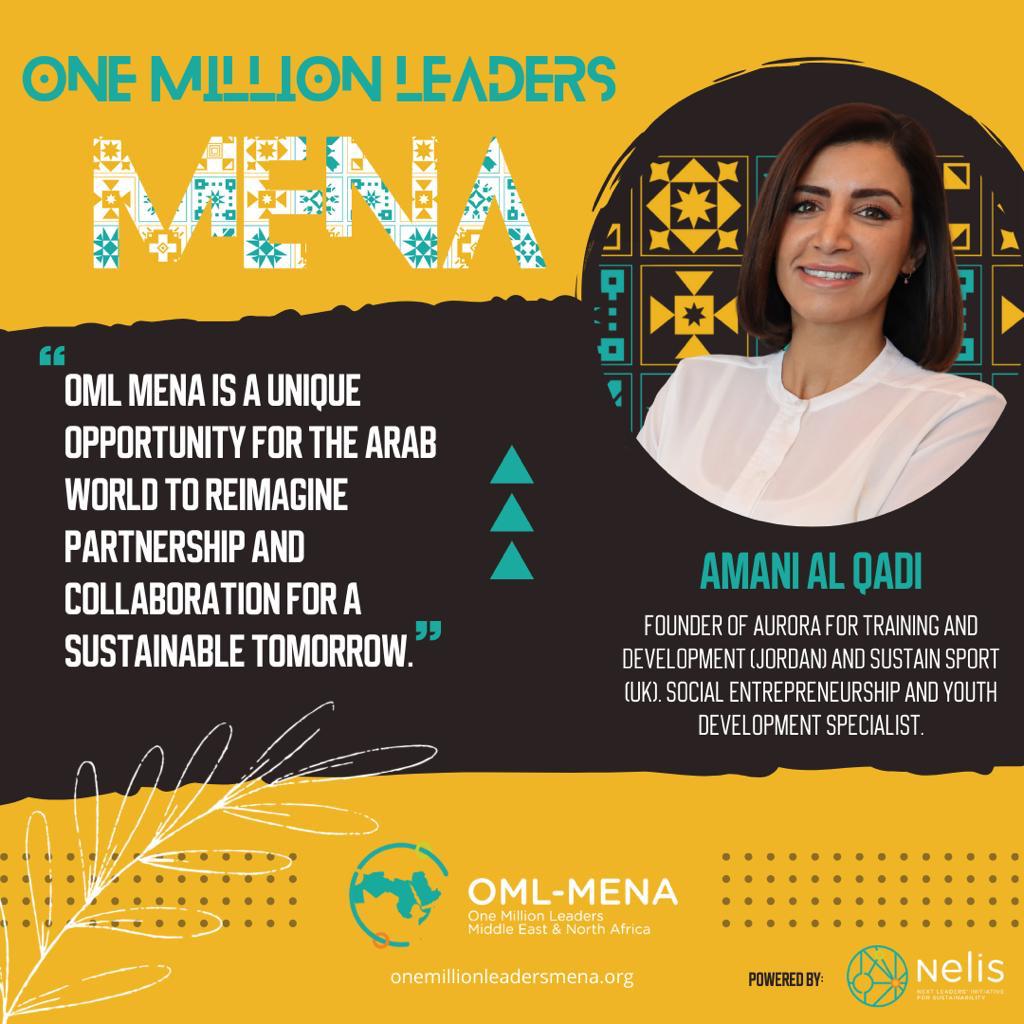 oml_mena's tweet photo. تقول أماني القاضي : "يع�� برنامج مليون قائد في الاستدامة في المنطقة العربية فرصة فريدة للعالم العربي لتصور الشراكة والتعاون نحو مستقبل مستدام"

#قمة_قادة_المستقبل 
#مليون_قائد_في_الاستدامة_في_المنطقة_العربية 
#استدامة #قيادة #قيم_عربية https://t.co/PCXmgi2PR8