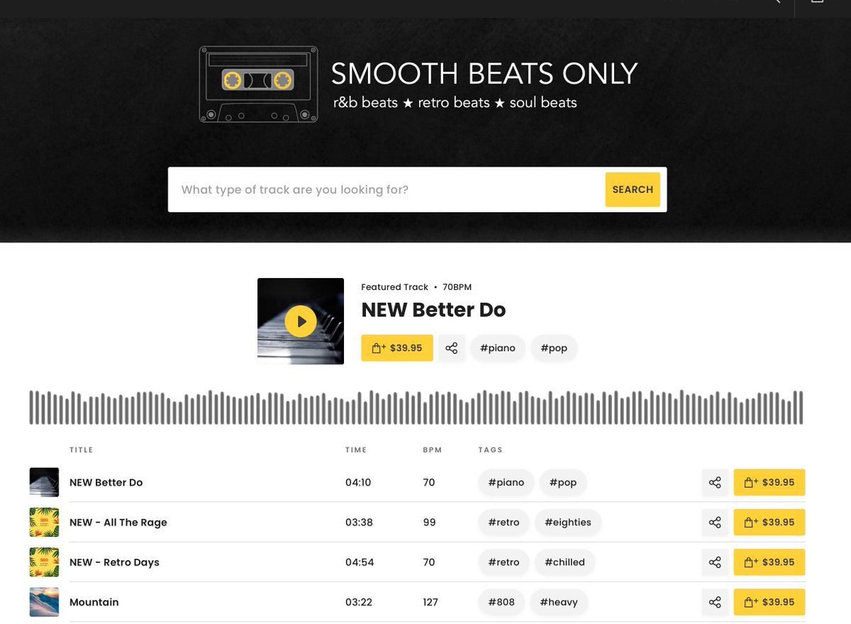 SmoothBeatsOnly's tweet photo. Going old school with the @beatstars ProPage banner. 
https://t.co/nEKSkKHXCP
#beatstarspays https://t.co/67Pz1oUi5Z