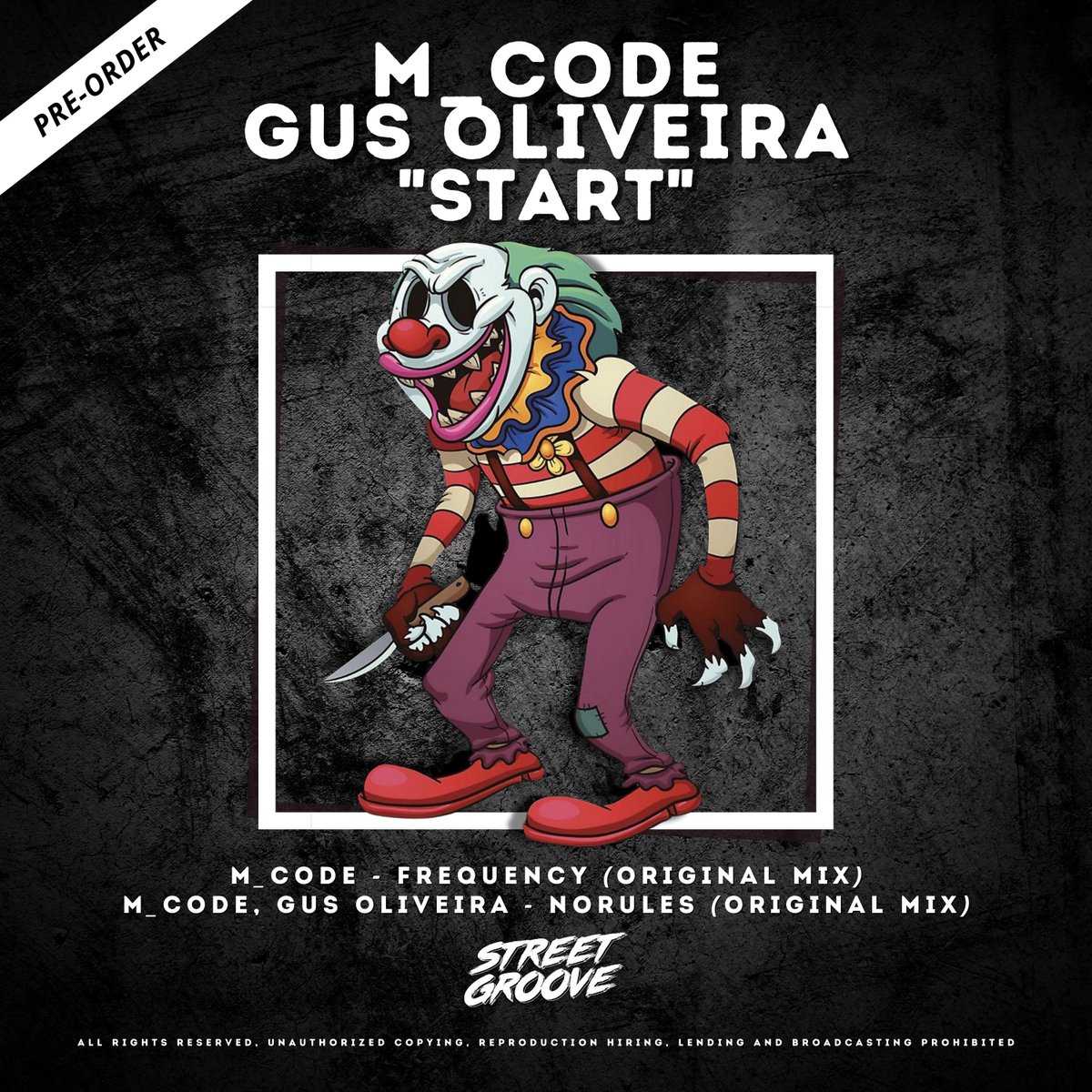 StreetGroove2's tweet photo. 🔥 PRE-ORDER NOW / [SG131]
🆕 M_Code, Gus Oliveira - Start EP
🚨 LINK: https://t.co/hJ6WJ9BU4F
✉️ DEMOS: streetgroovedemos@gmail.com
🌐 WEB: https://t.co/zkczqqz5mM https://t.co/QH1iL8mpWo