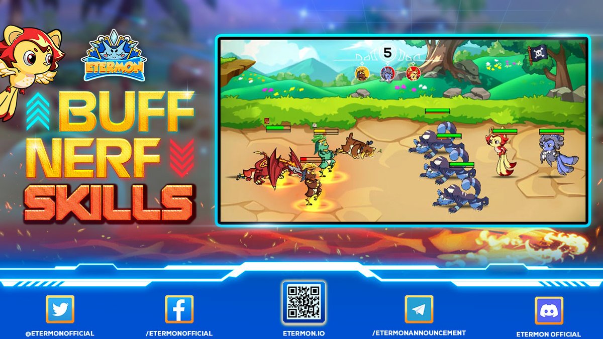 ☄️ 𝐁𝐔𝐅𝐅, 𝐀𝐍𝐃 𝐍𝐄𝐑𝐅 𝐒𝐊𝐈𝐋𝐋 𝐎𝐅 𝐄𝐓𝐄𝐑𝐒 𝐈𝐍 𝐒𝐄𝐀𝐒𝐎𝐍 𝟑 ☄️
💫 To make the game Etermon more balanced, we decided to buff and nerf some of Eter's current skills. 

More detail in below: 

facebook.com/EtermonOfficia…