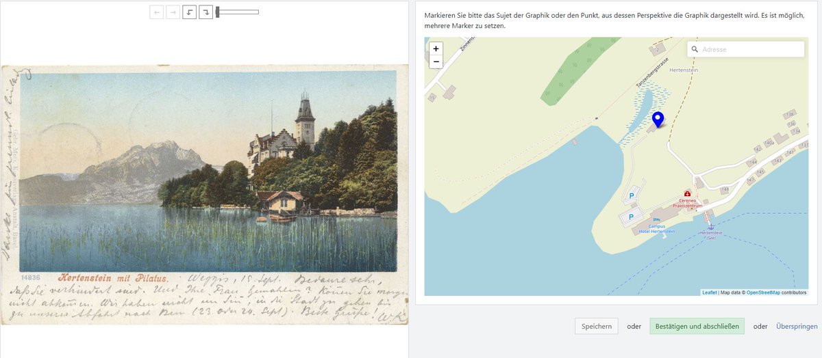 Eine Woche ist #ZentralGut bereits online. Toll, wie unsere erste Crowd-Sourcing Kampagne angenommen wird: 20 Benutzer*innen haben bereits fast 20% der 2'300 Grafiken unserer Sondersammlung georeferenziert. Hilf mit und sei dabei! zentralgut.ch/campaigns/