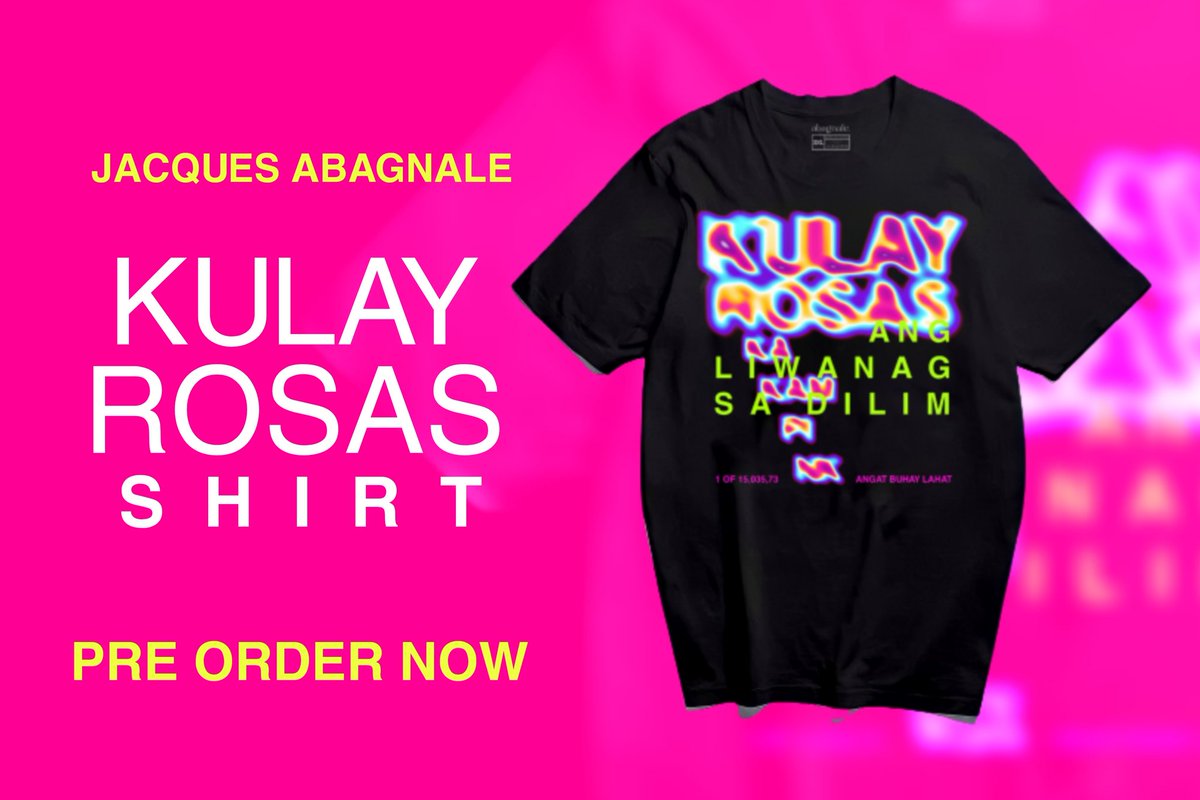 angelbrowsete's tweet image. Hello there! KULAY ROSAS SHIRT is now available on Pre Order! 💗🌸 Just Visit @/jacques.abagnale on IG to see Product Names and Sizes available. #LeniRobredo2022 #kakampink

instagram.com/jacques.abagna…

Order Form on link below:

cognitoforms.com/JacquesAbagnal…