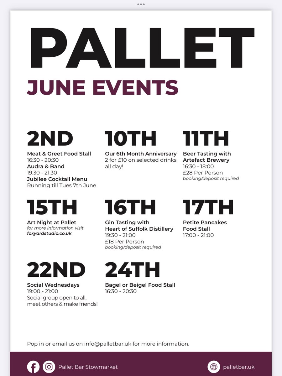 June Events🤩🥳