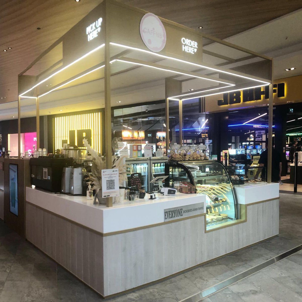 1000XGemSeeker's tweet photo. ✨ Where are we? CAFFN8 KARRINYUP ✨
You can find our Karrinyup store at Karrinyup Shopping Centre in the Fashion Loop on the ground floor outside of JB HIFI & Rebel Sport! ☕️🌟
#coffee #cafe #perth #perthcafe #perthcoffee #perthisok #perthbarista #barista #coffeelover https://t.co/xenIdkBjee