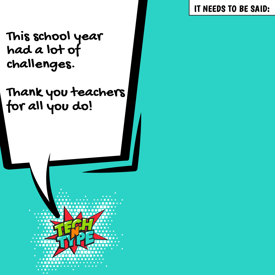 We’re in the middle of some schools starting their summer breaks, other schools are preparing for final exams, while in some, students are graduating high school! 🤩

Teachers, this has been a very challenging year and we see you!

#thankyouteachers #teachersofinstagram