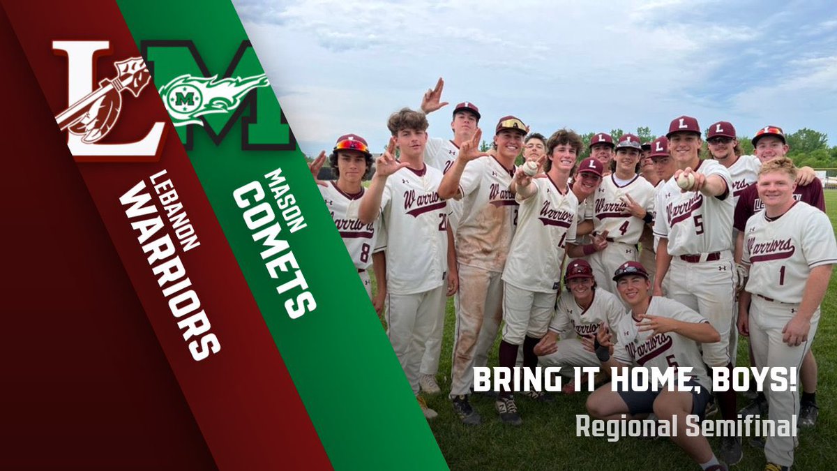 LebanonBoosters's tweet photo. Good luck @LebanonHSBase! Beat Mason! #OneTownOneTeam🚩 https://t.co/wUt7SfJFQd