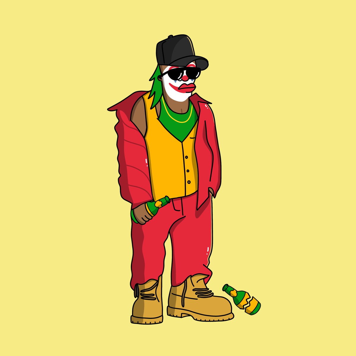 drunktokersgame's tweet photo. The Gothic mystery of Jamal... 🤡

Drunktokers Joker series
is a tribute to the mythical character of dc comics. let's enter the mysterious Gothic city to give its due to the bat
.
 #nftgame
#NFT
#nfts #newgamenft #nftcollections #trading #freemoney
#moneygame #btc
#bitcoin https://t.co/o52tymphQv