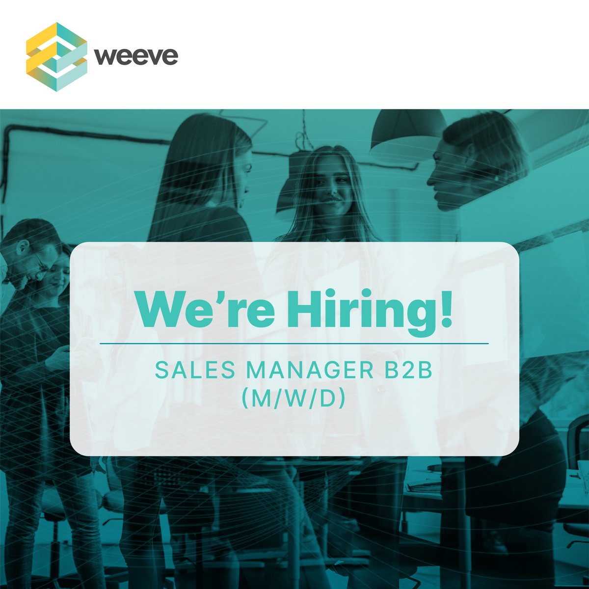 weeveiot's tweet photo. We're looking forward to receiving your applications on: https://t.co/xSpQhpUdj8

weeve is growing - apply now &amp; grow with us! https://t.co/t0HSf3uLN8