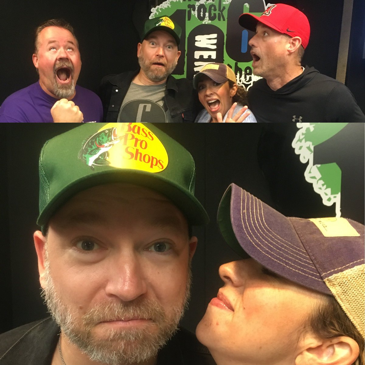 woodyandwilcox's tweet photo. #TBT 2018! Last time we had #KyleKinane in studio. He’s in #CLT now! See him @ComedyZoneCLT AND see him after our show tomorrow with us! #WoodyAndWilcox #ComedyZone #JeanCreamery @kylekinane @1065TheEnd #ThrowbackThursday #ChelseaBeardSniff https://t.co/74ZuewWM5I