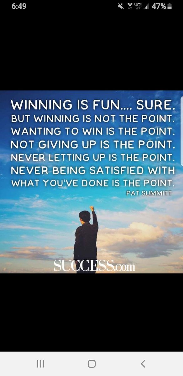 ashley11_j's tweet photo. "Winning" has very little to do with your wins/loss record! Your daily approach to your craft defines if your truly a Winner.
#PROCESS
#NEVERSETTLE
#BAWINNER https://t.co/wU0oAelpxX