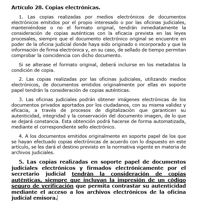 asanrubio's tweet photo. No pidas testimonio, busca el CSV en la resolución judicial que pretendas aportar a otro proceso o ejecución. El artículo 28.5 de https://t.co/kslfH6rLzo euipara su valor #ConsejillosTIC https://t.co/uU0Jcdshd8