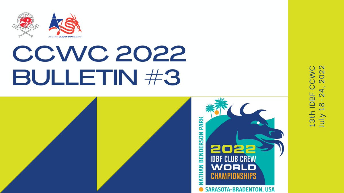 IDBF - International Dragon Boat Federation (@idbf_dragonboat) on Twitter photo Bulletin 3 out now! A little over 6 weeks to go! #Dragonboat #ccwc2022 <a href="/usdragonboat/">United States Dragon Boat Federation (USDBF)</a> dragonboat.sport/single-post/20… Bulletin 3 out now! A little over 6 weeks to go! #Dragonboat #ccwc2022 <a href="/usdragonboat/">United States Dragon Boat Federation (USDBF)</a> dragonboat.sport/single-post/20…