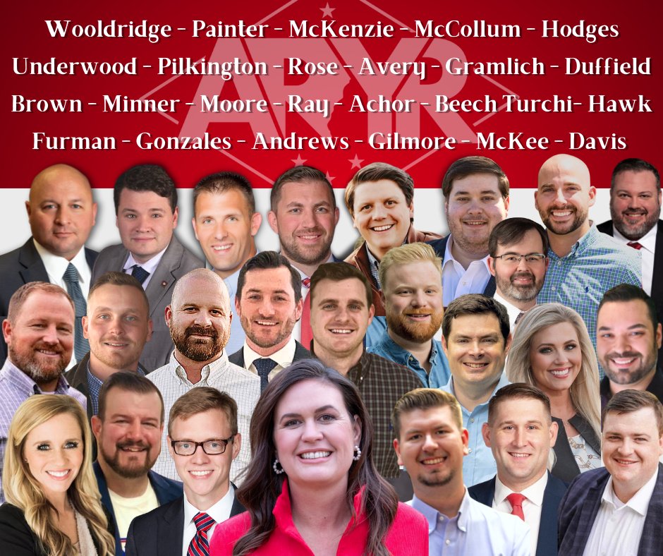 Is this the largest Young Republican class in Arkansas history? It will be after November 8th!  

We’re also excited that this Young Republican class includes our future Governor <a href="/SarahHuckabee/">Sarah Huckabee Sanders</a>! 
#ARYR #arpx #arleg #GOP