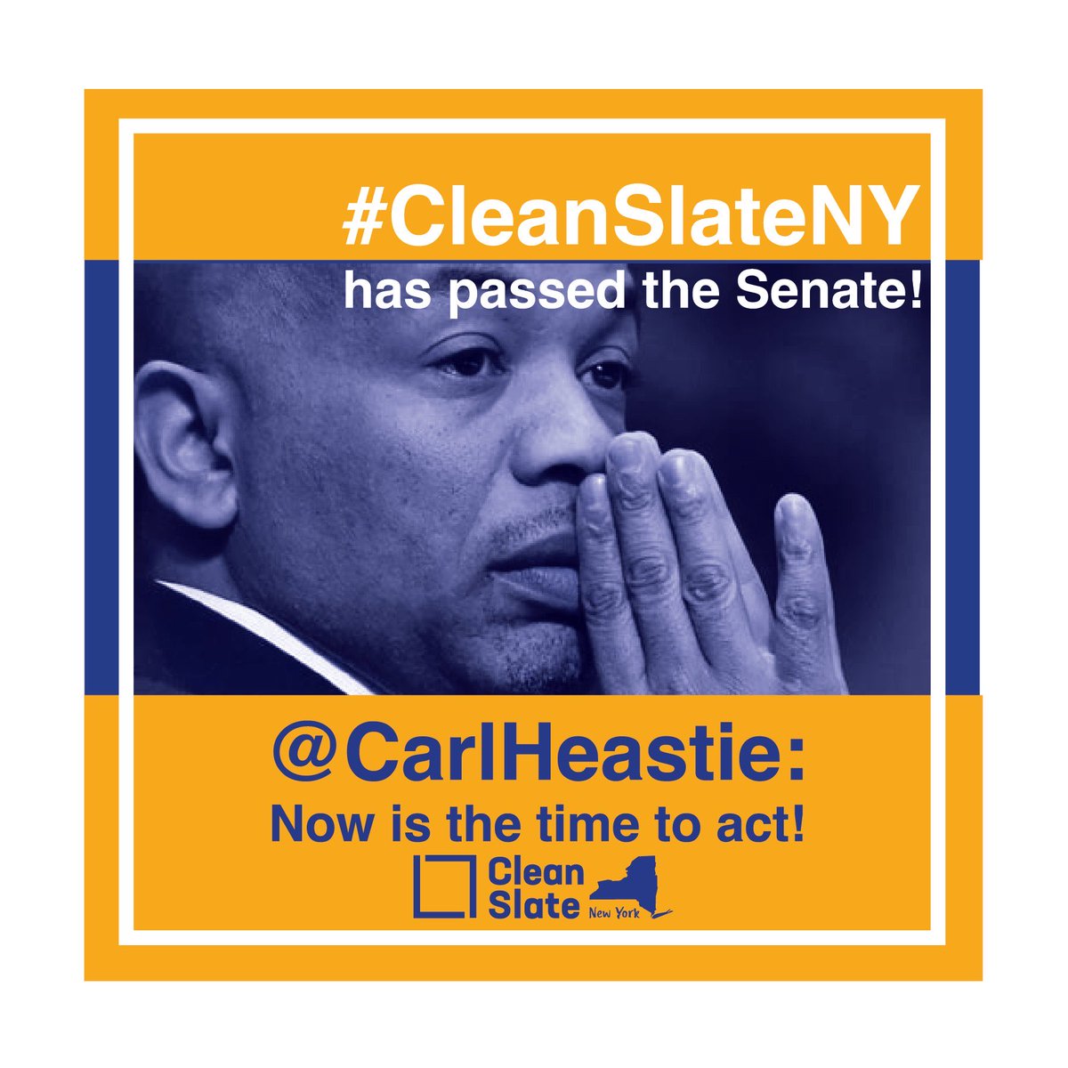 Biz710's tweet photo. Today is the day to Pass @cleanslateny !!! Let’s get it done @CarlHeastie and @NYSA_Majority #CleanSlateCantWait https://t.co/DyLUx4CsPm