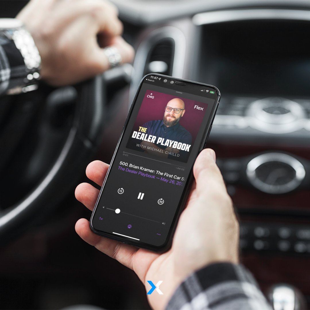 FlexDealer's tweet photo. A huge congratulations to our CEO, @MichaelACirillo 🎉

This week he published the 500th episode of his top-rated auto industry podcast, The Dealer Playbook. 

Help us congratulate Michael on this impressive milestone! 👇

#automotiveindustry https://t.co/DNIrveJMJV