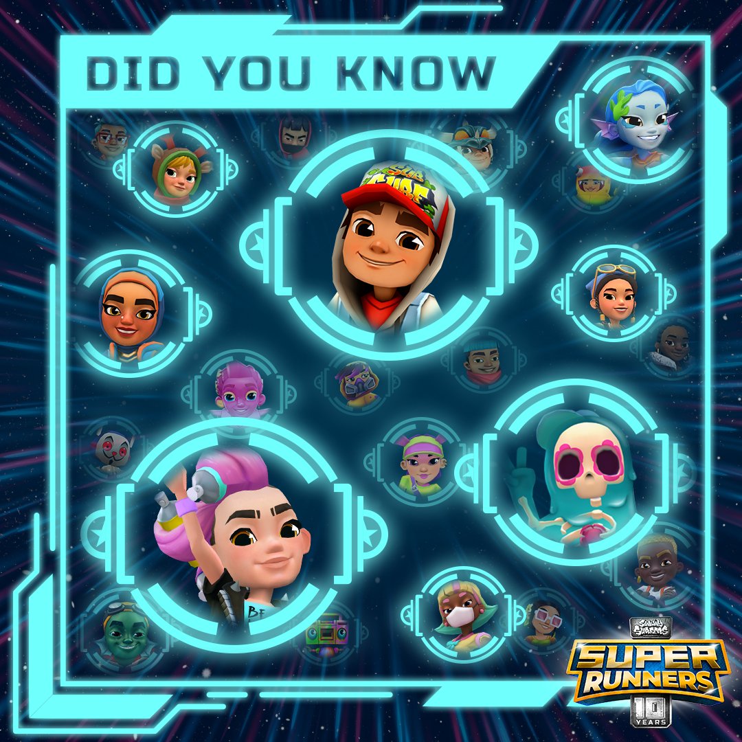 Subway Surfers on X: DID YOU KNOW there are more than 130 surfers who have  joined the crew over the past 10 years. 🏃 How many have you unlocked? Tell  us in