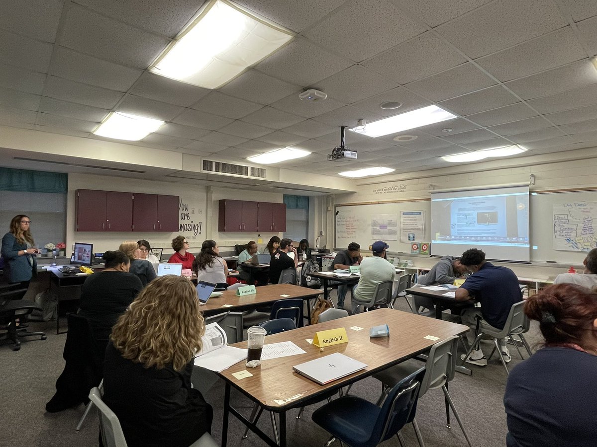 Jenny (@ap_jennybartels) on Twitter photo Modeling a short, explicit, and robust focus lesson for high school ELA teachers! #fbisdLearns <a href="/MrsN_ESL/">Cassie Noble, M.Ed</a> Modeling a short, explicit, and robust focus lesson for high school ELA teachers! #fbisdLearns <a href="/MrsN_ESL/">Cassie Noble, M.Ed</a>