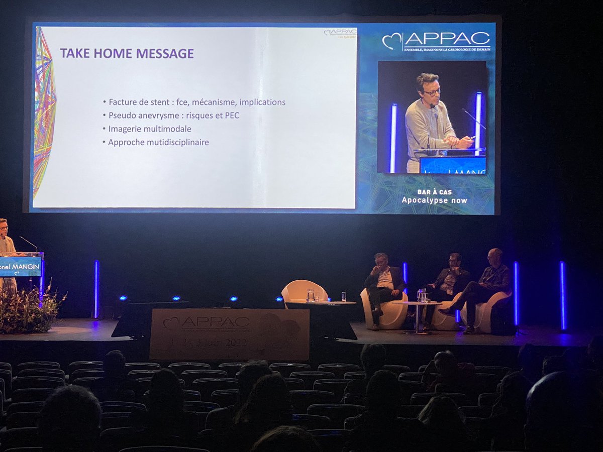 CNCHcollege's tweet photo. Magnifique session de cas cliniques congrès #APPAC - @CNCHcollege!
APPAC - Actualisations et Perspectives en PAthologie Cardiovasculaire
♨️FRACTURE DU STENT
👍Modère par
Dr. Franck Albert
Prof. Pascal Motreff
Prof. Gérard Finet https://t.co/EeP5dCPjXX
