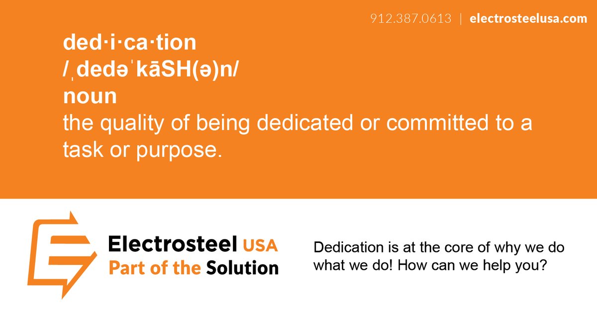 ElectrosteelUSA's tweet image. Dedication is at the core of why we do what we do! How can we help you? ow.ly/wj5750JiUIS
#Dedication #OurCore #Electrosteel #USA