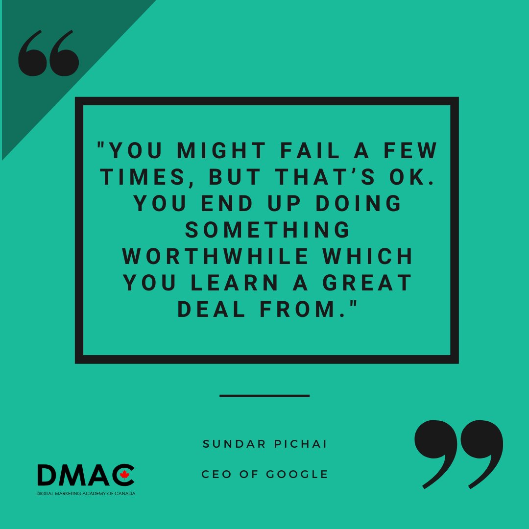 Wise words from the CEO of Google. Our DMAC Digital Marketing courses will get you certified in less than 30 hours of online study.