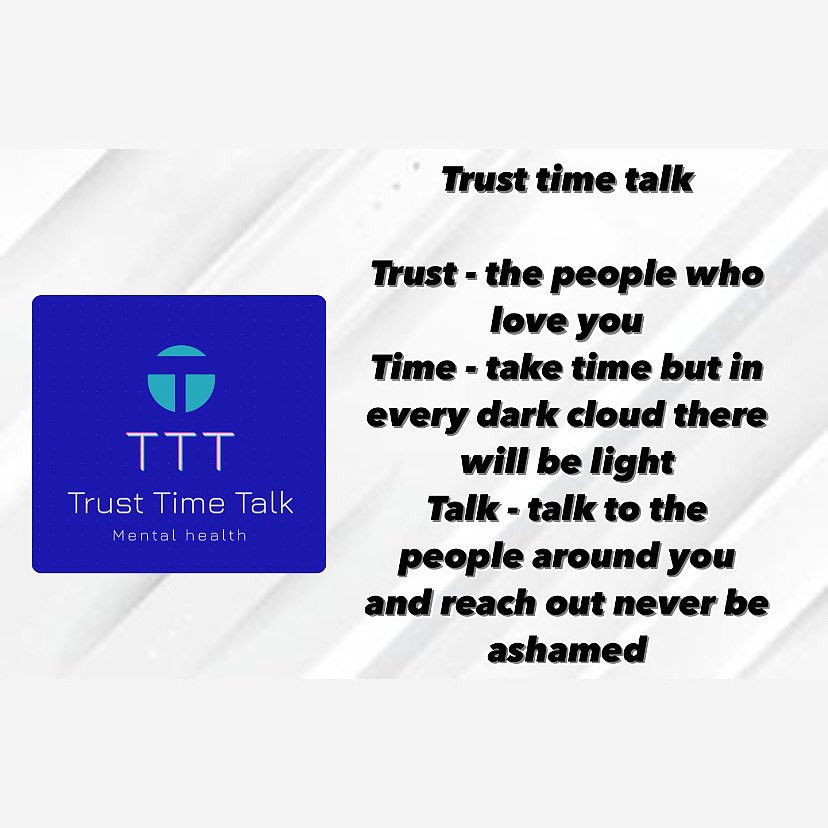trust_time_talk's tweet photo. If everyone could follow my account @trust_time_talk it would be appreciated, I’ve decided to create this account to raise awareness and if anybody is struggling they can talk to someone. Retweet’s are appreciated. #mentalhealth #MentalHealthAwareness https://t.co/izo2NVenuD