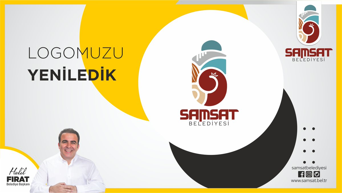 Samsat Belediyesi (@samsatbelediye1) on Twitter photo LOGOMUZU
YENİLEDİK.
Bu süreci de halkımızla istişare ederek tamamladık.
İnstagram ve Facebook üzerinden yaptığımız ankette yeni logomuz vatandaşlarımızdan geçer not aldı.
Hayırlı olsun.
<a href="/halilfrat2/">halil fırat</a>
Adıyaman / Samsat Belediye Başkanı LOGOMUZU
YENİLEDİK.
Bu süreci de halkımızla istişare ederek tamamladık.
İnstagram ve Facebook üzerinden yaptığımız ankette yeni logomuz vatandaşlarımızdan geçer not aldı.
Hayırlı olsun.
<a href="/halilfrat2/">halil fırat</a>
Adıyaman / Samsat Belediye Başkanı