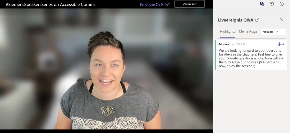 Top 3 takeaways on #AccessibleSocial:

1. Accessibility is everyone's responsibility 
2. Make legal your friend
3. For the love of all that is good, avoid special characters and use #CamelCase in your hashtags!

Thank you @HashtagHeyAlexa for joining #TeamSiemens Comms today 🙌