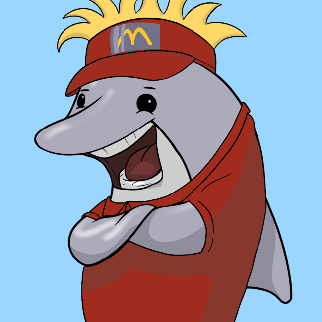 JollyDolphins's tweet photo. 1 SOL = 1 SOL right? 

Yeah good luck with the McDonalds applications guys, we will see you there😅

10 WL spots 🐬| Like, RT &amp; Follow @JollyDolphins https://t.co/X8l2YEI4Wf