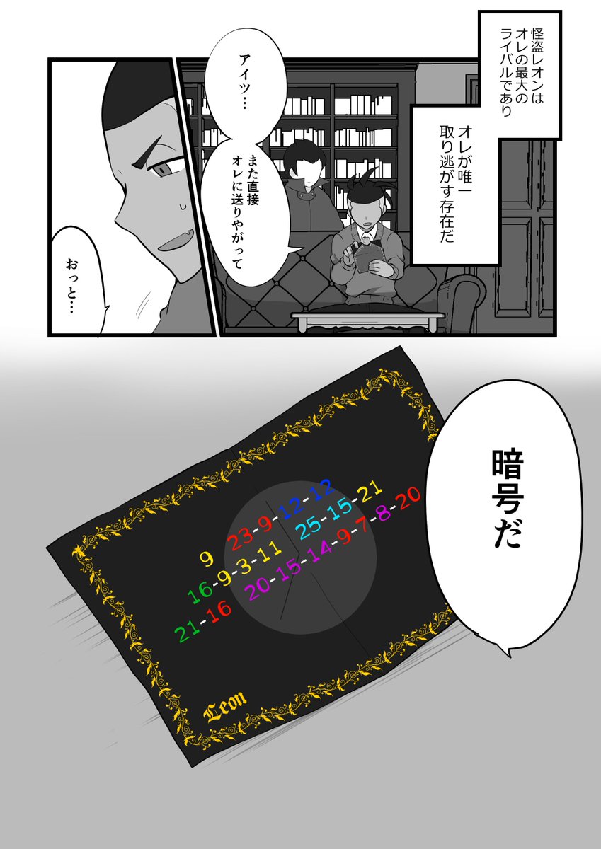 dnkb/ダンキバ
『Secret Message』
怪盗パロ漫画
(1/3) 