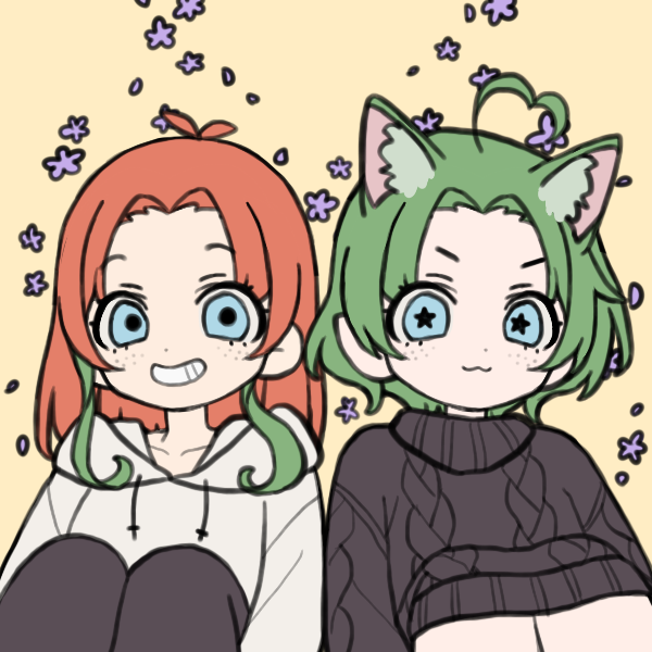 abbeon_'s tweet photo. Me vs my gremlin persona! Most people are doing V-Tubers but I don't have one (or I guess I do now!) https://t.co/ClqfAamfXS