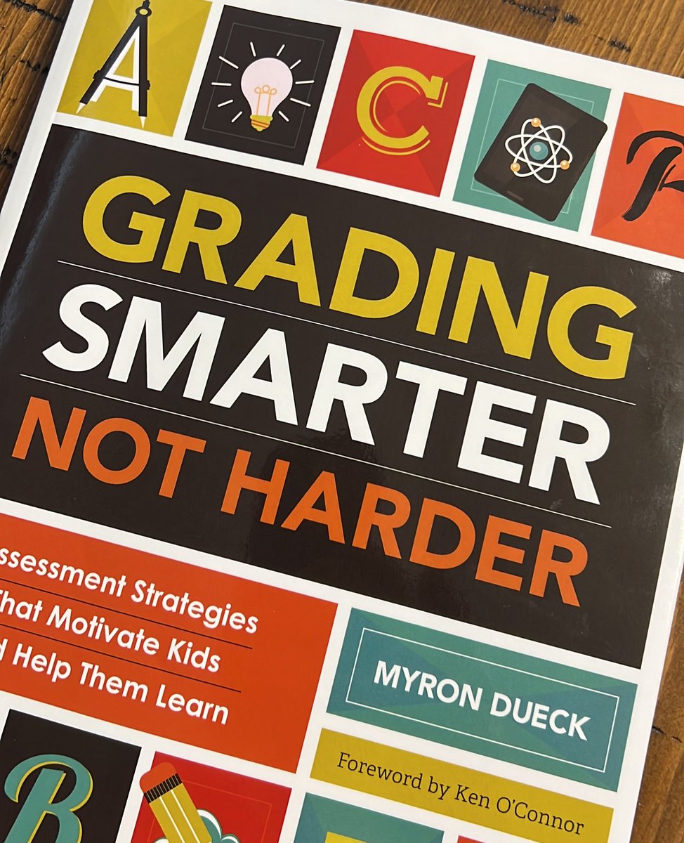 HeskTech's tweet image. Working on some professional development today.  Has anyone successfully tried the techniques mention in this book?  I’m really enjoying this book.  Excited to revamp my grading practices. #teachersneverstoplearning #summerPD #grading