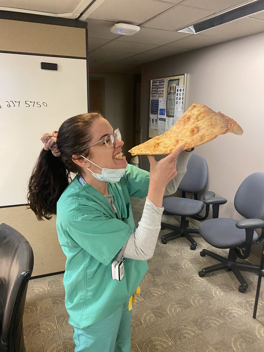 Rough night. Glad I found some pizza!! 
#nightshift #pizza #admissions