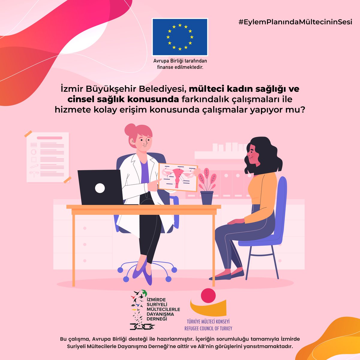 #EylemPlanındaMültecilerinSesi 
<a href="/igam_igamder/">İltica ve Göç Araştırmaları Merkezi (İGAM)</a> <a href="/MulteciKonseyi/">Türkiye Mülteci Konseyi-Refugee Council of Turkey</a> <a href="/ProtectHRD_EU/">ProtectDefenders.eu</a> <a href="/GAR_Dernek/">Göç Araştırmaları Derneği | GAR</a> <a href="/multeci_kadin/">İzmirde Mülteci Kadın Meclisi</a> <a href="/multeciagi35/">İzmir Mülteci Çalışmaları Ağı</a> <a href="/izmirbld/">İzmir Büyükşehir Belediyesi</a> #kentseladalet #insanhaklarıkenti