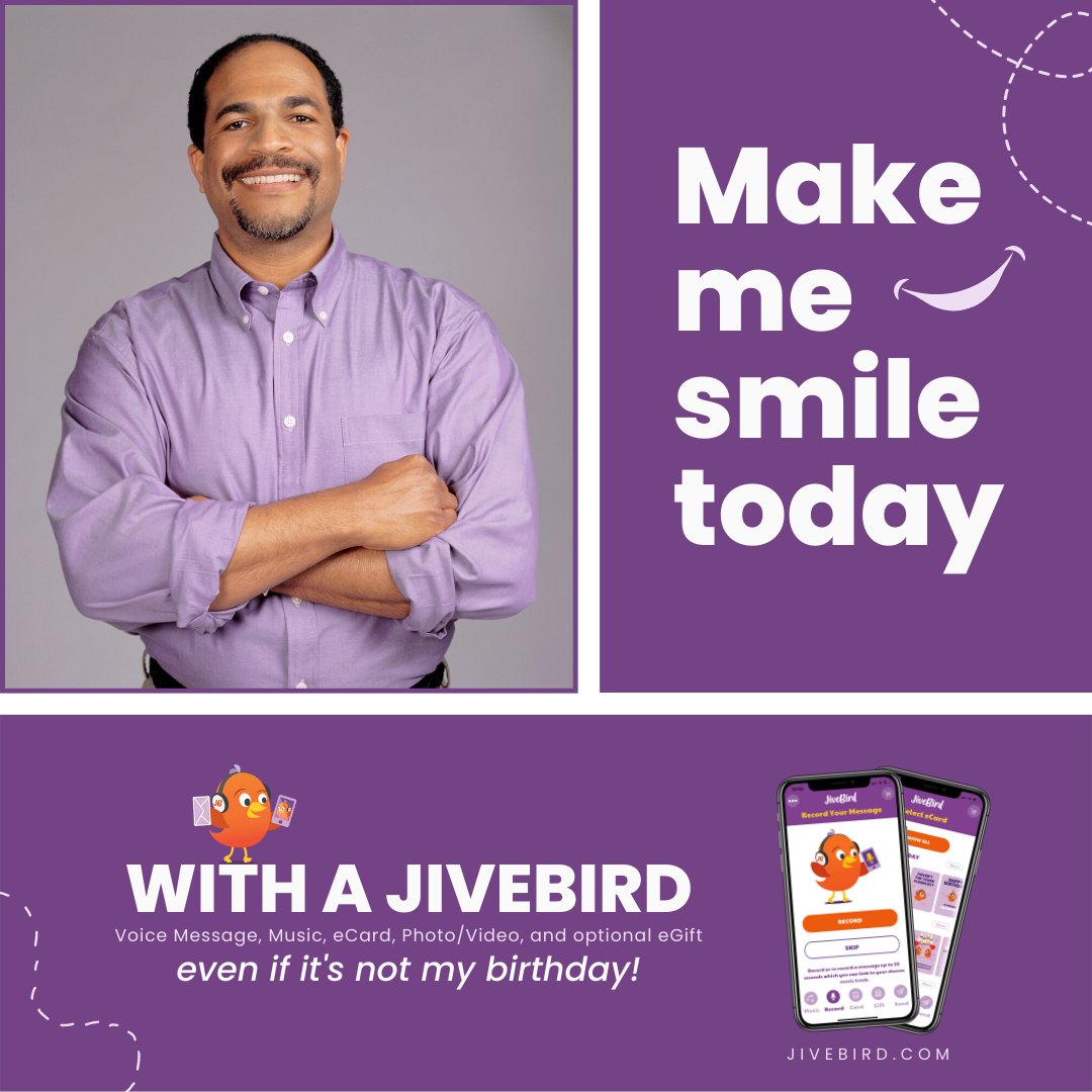 JiveBirdApp's tweet photo. Don’t stop at Father’s Day and his birthday... make your dad smile ANY day of the year 😍  

There’s no better way to let him know you love him than with a JiveBird! 💜🧡 https://t.co/O30FYYAdlx