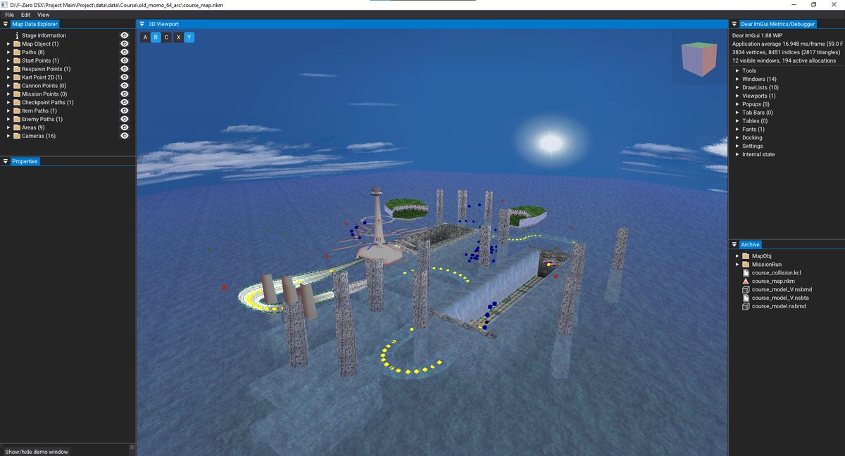 dsx_zero's tweet image. New tools are in development for NKM editing. We sadly have to wait until they are usable enough to actually start working on the inner workings of the tracks again. Updates will roll out as soon as progress is made .