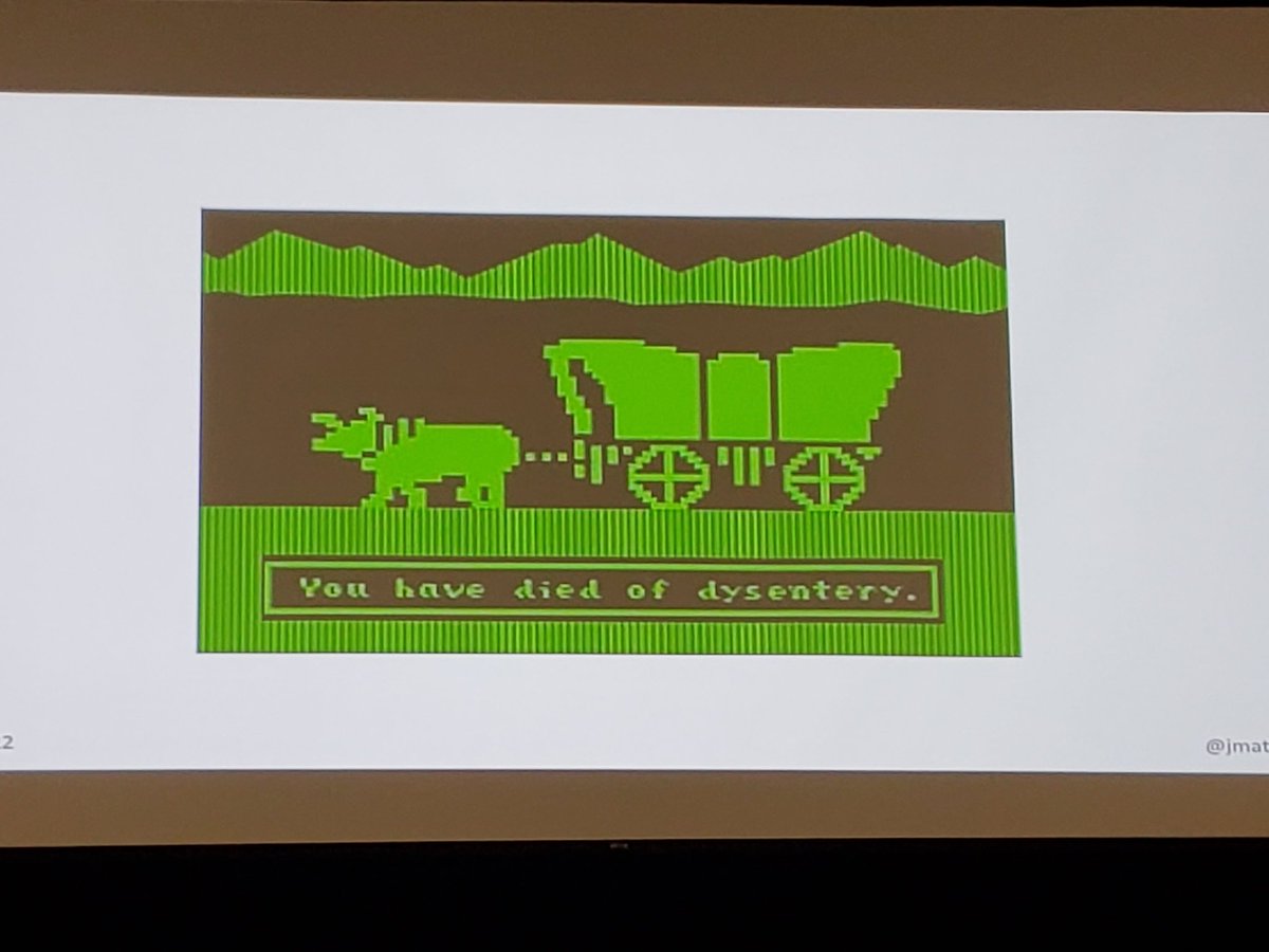 KLofton13's tweet photo. Top Gun, Number Munchers, and Oregon Trail? You have our attention! @KleinDigiLearn #KleinEMPOWER #FeaturedPresenter #MathMiller https://t.co/VYt5afFDSd