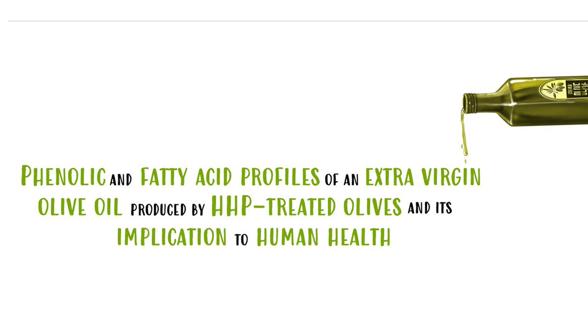 🔹Victoria Calvar, from the #MaastrichtUniversity, presented the results of the research carried out during her Erasmus stay in our group. 
🎯The purpose was to understand how #promisingtechnology such as high hydrostatic pressure affects the composition of #ExtraVirginOliveOil