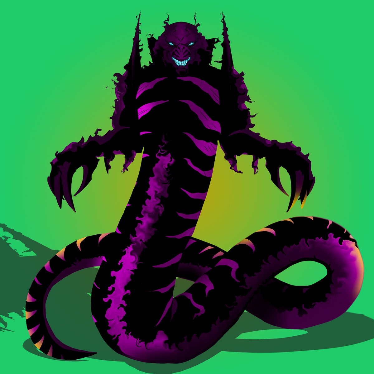 I'm so excited to show you my submission for monster at <a href="/talesofelatora/">Tales of Elatora ⛩ MINTING NOW! 📚 NFT Story & RPG</a>
#talesofelatora
<a href="/littlefortunes/">littlefortunes</a> 

Stay tunned😈

#nftart #NFTartist