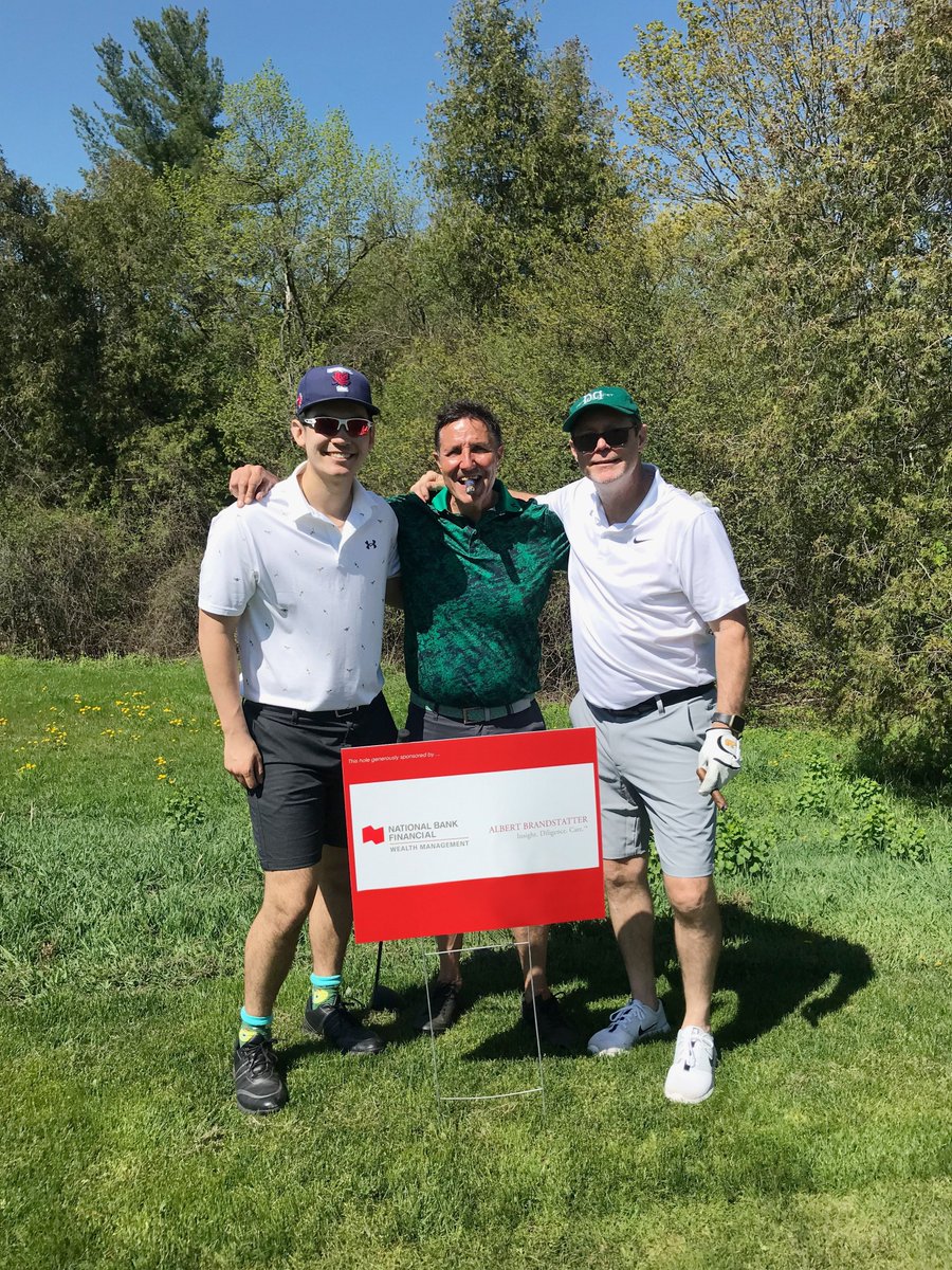 albrandstatter's tweet photo. Had a great time with long-time friend, Kevin and his son Jack at the U of T Varsity Blues baseball team golf tournament. Congratulations to Jack and his blues teammates who went 17-0 to win the OUA Championship, Check out the bling!!! https://t.co/wF79jLkTJU