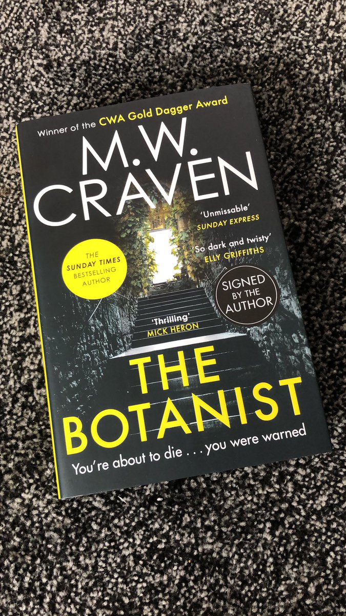 Happy Publication Day, @MWCravenUK! It’s so great to have another Poe & Tilly story out in the world! 💛 #TheBotanist