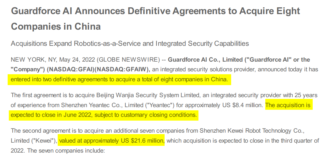 moonmarket's tweet image. $GFAI has a $21.6M acquisition officially closing by the end of June and will be acquiring 8 companies
s3.amazonaws.com/b2icontent.irp…