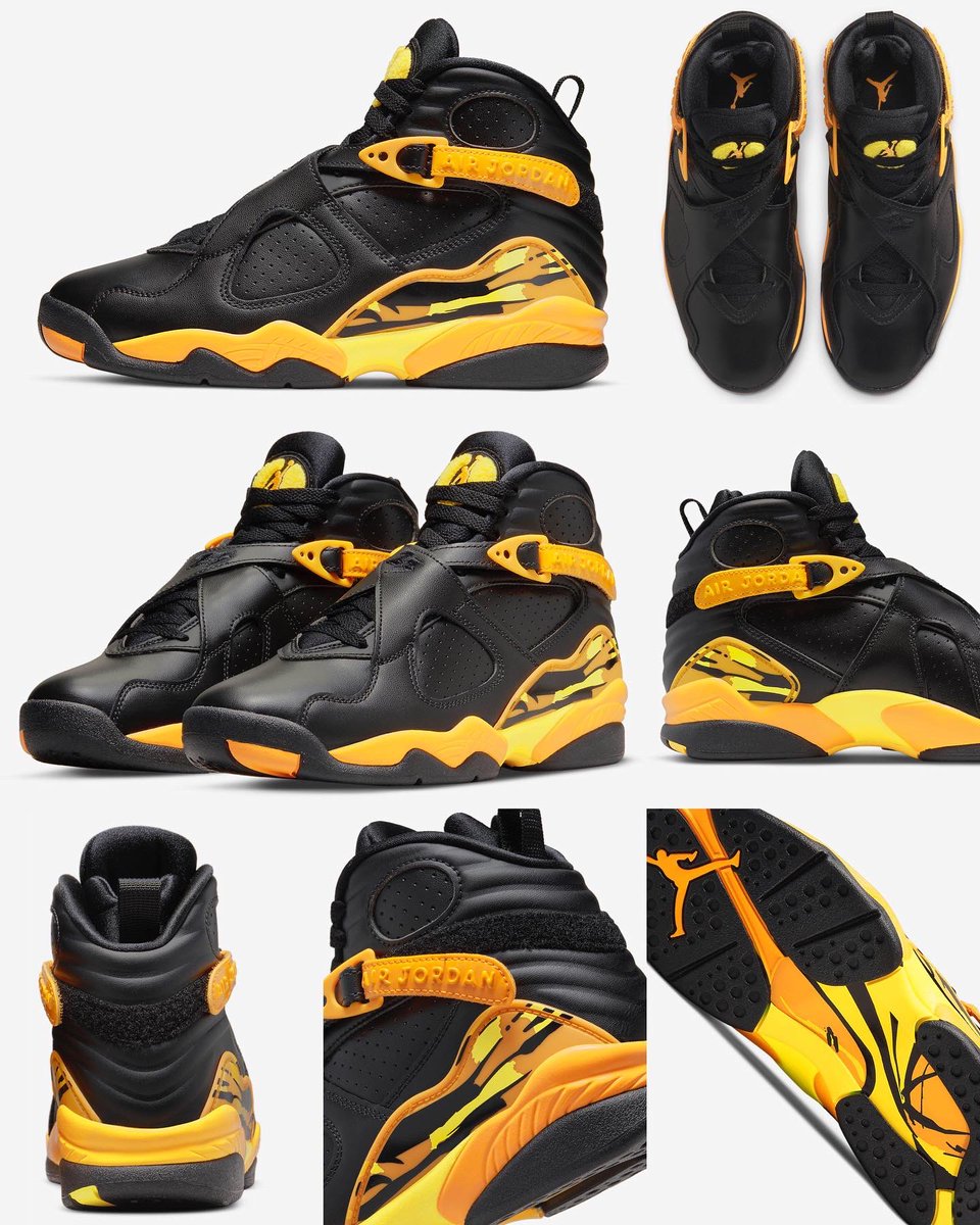 zSneakerHeadz's tweet photo. 2022 “Black/Taxi” Air Jordan 8 official images! ⚫️🚕 https://t.co/ky4RiZ3O2e