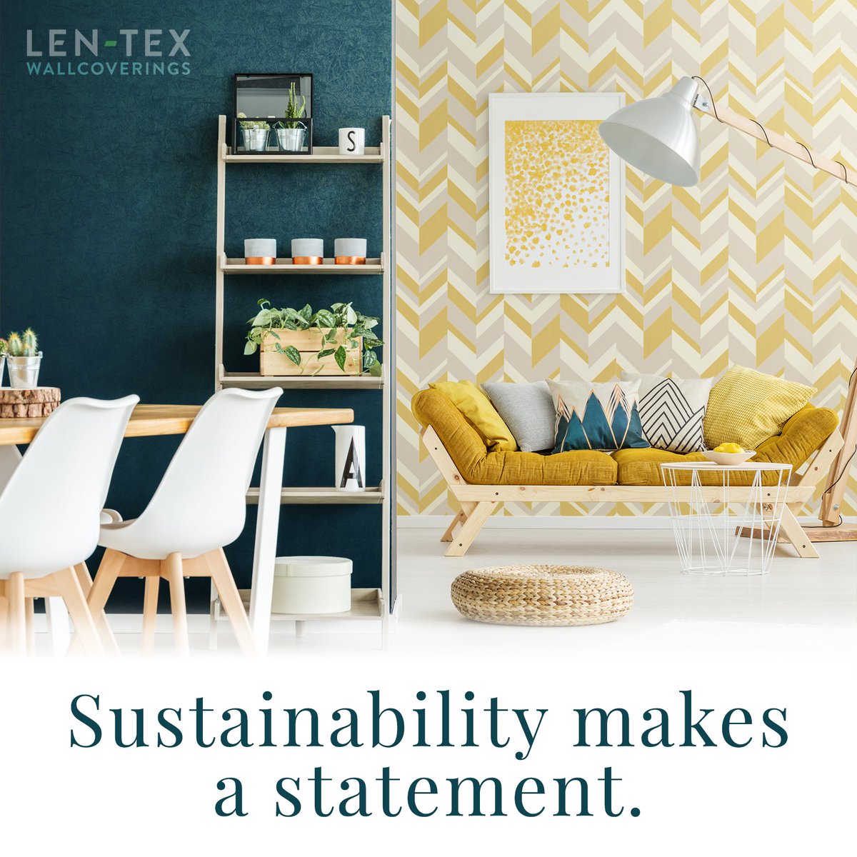LenTexCorp's tweet photo. Sustainability makes a statement.
#beautiful #sustainable #durable #wallcoverings #design #interiordesign #commercialinteriordesign #wallcovering #madeintheUSA https://t.co/yab5bZcwId