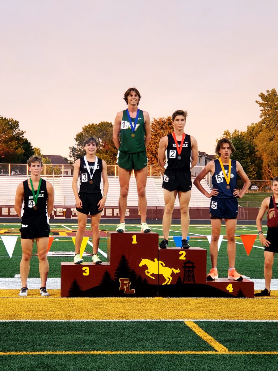 RAHSTrack's tweet photo. JIMMY OLSON is going to #STATE!!
#Distance guys are #ELITE
Bennett Harrison-Michaels, Robert Mechura, & Jimmy earn 23 points for the #Raiders in the #3200m going 5th, 3rd, & 2nd respectively.
Robert & Jimmy both ran personal records @ the
#MSHSL #Section5AAA #Championships https://t.co/cZYGGCCLTQ
