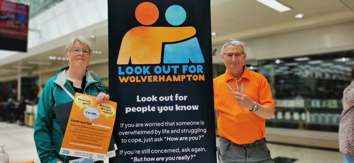 drpauldarke's tweet photo. Suicide Awareness in Wolverhampton (anywhere) is very important.  It was a sobering thought to visit and support this continuing Wolverhampton Campaign. Bitterness and extreme resentment but there is a way out of despair.
#LookOutForWolverhampton https://t.co/PBi3bGtlFh https://t.co/hB6ouo6YbF