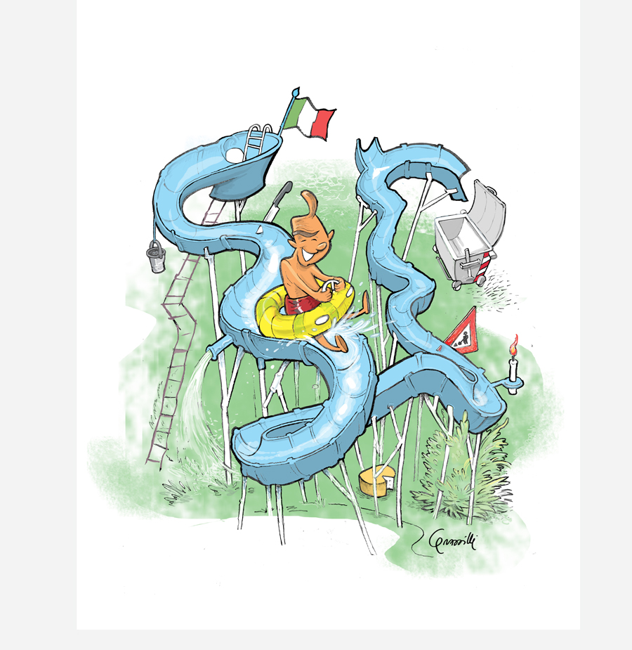 Gran bella Repubblica. E se piace a me... Buona Repubblica a tutti!

Disegno per la cover del libro di Luca Bottura "Tutti al mare - vent'anni dopo" (PerdisaPop 2007)
#disegnigrassilli
#illustration
#tuttialmare
#lucabottura
#repubblicaitaliana