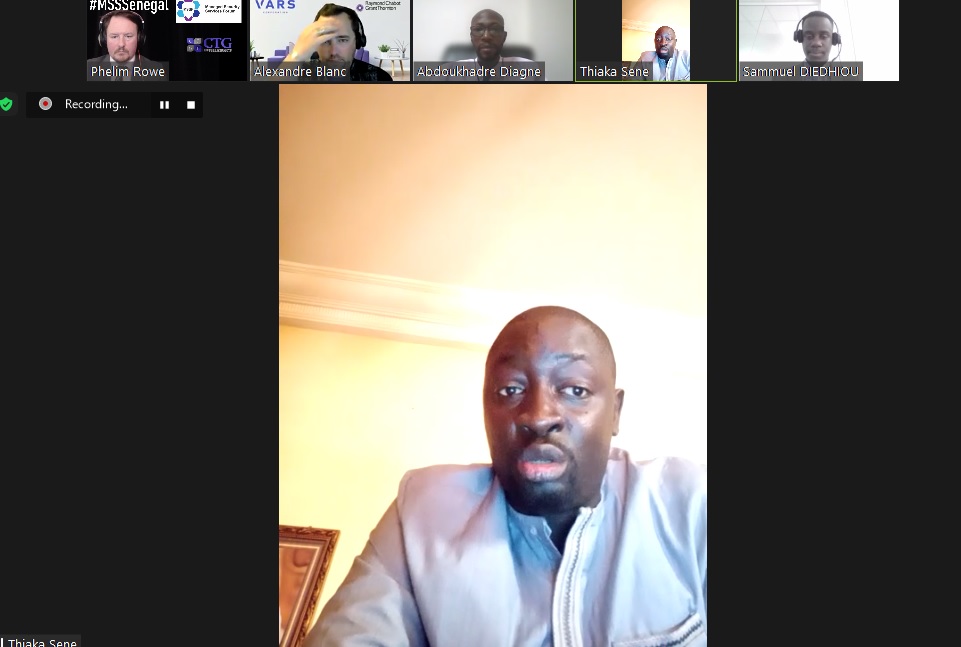 CtgIntelligence's tweet photo. Who should lead #cybersecurity in #Senegal and are they the ultimate 'translator'? Big Questions with Abdoukhadre Diagne, Sammuel Diedhiou and Thiaka Sene moderated by Alexandre Blanc at the #MSSSenegal right now! #MSSNetwork #MSSConference #Francais https://t.co/gwfsK6Gt8Y