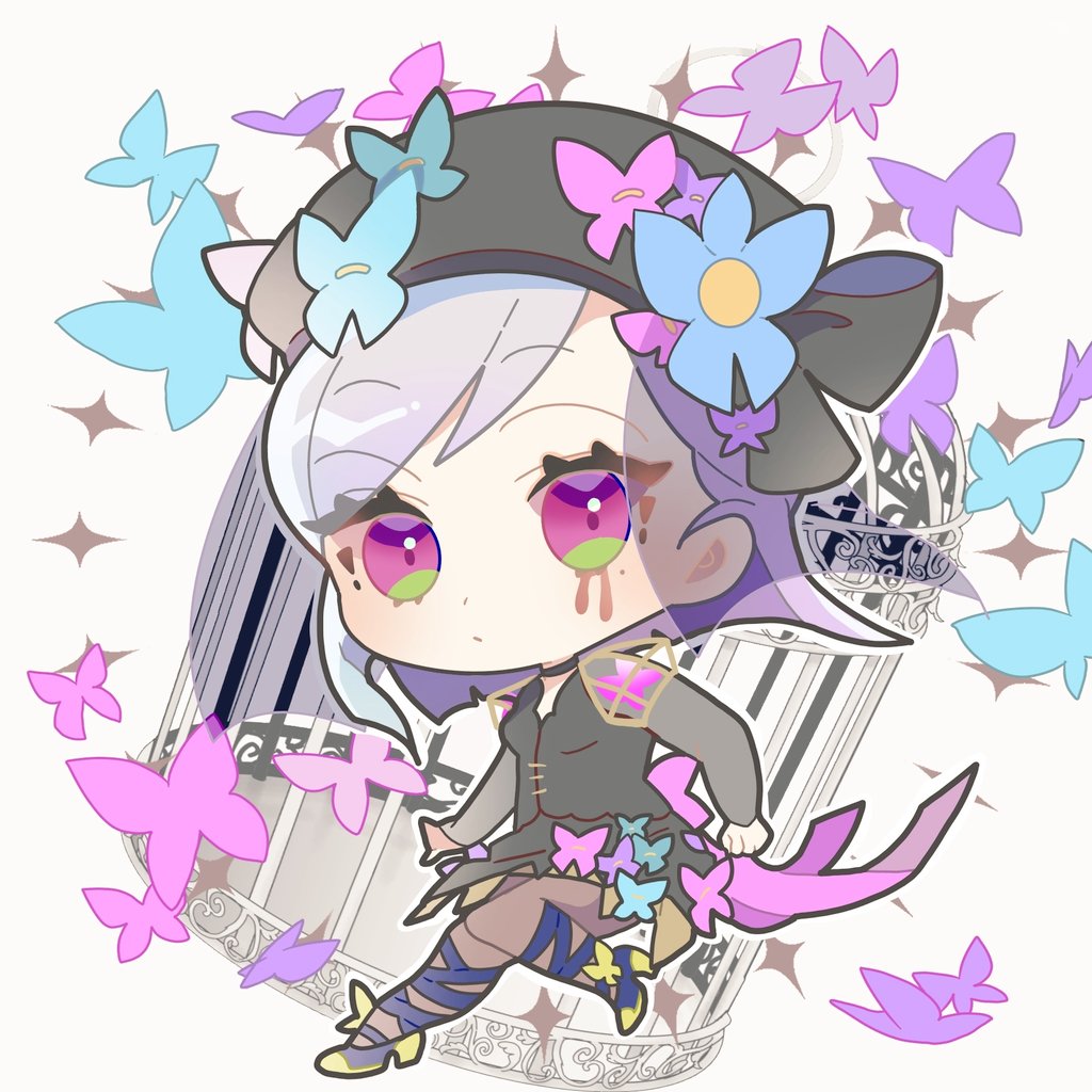 籠の中の蝶🦋 』調香師 ウィラ #第五人格イラスト